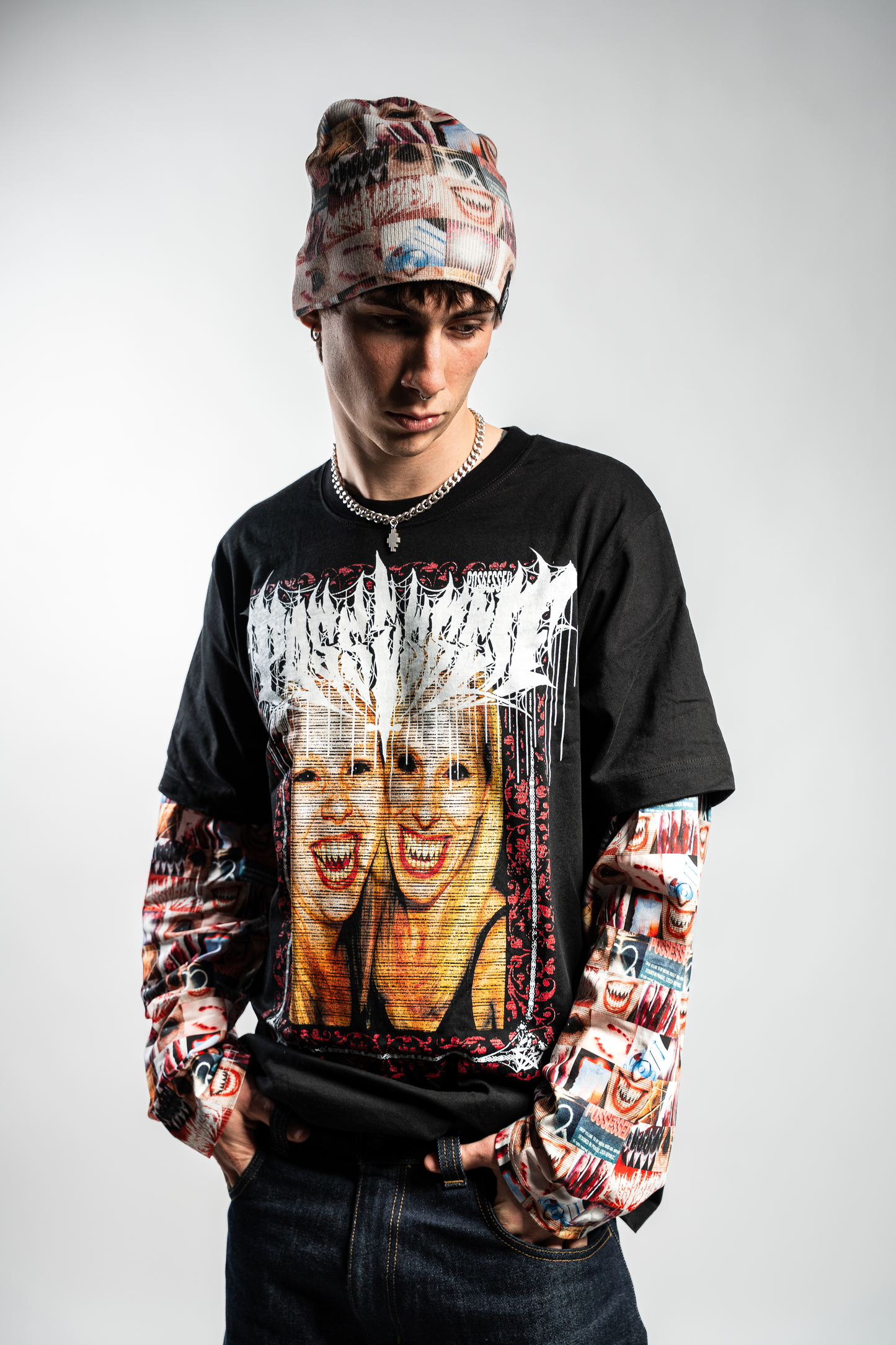 POSSESSED - DOUBLE LAYER TEE